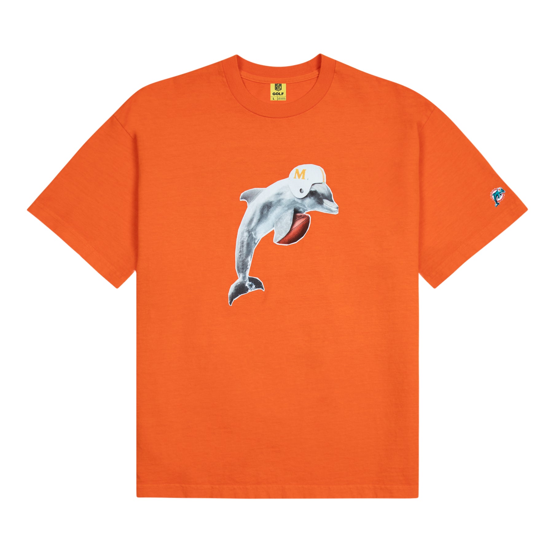 DOLPHINS CUTOUT TEE by GOLF WANG - Main Image