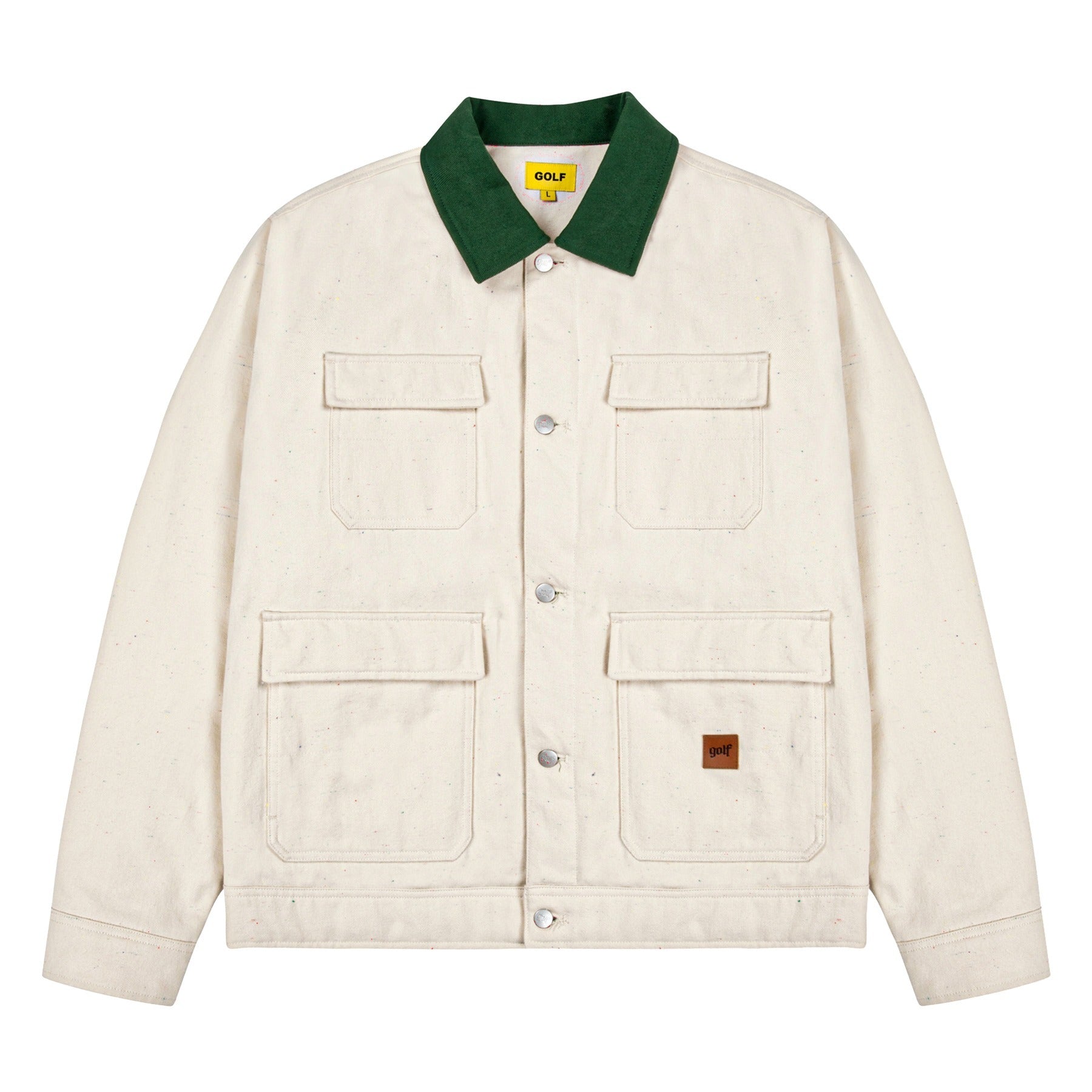 【即完売品】DENIM CHORE JACKET golf wang CONTRAST DENIM CHORE JACKET by GOLF WANG | Parallel