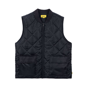 DIAMOND QUILTED VEST by GOLF WANG | Black | Thumbnail