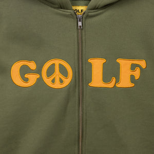 PEACE ZIP HOODIE by GOLF WANG