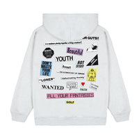 COLLAGE ZIP UP HOODIE by GOLF WANG