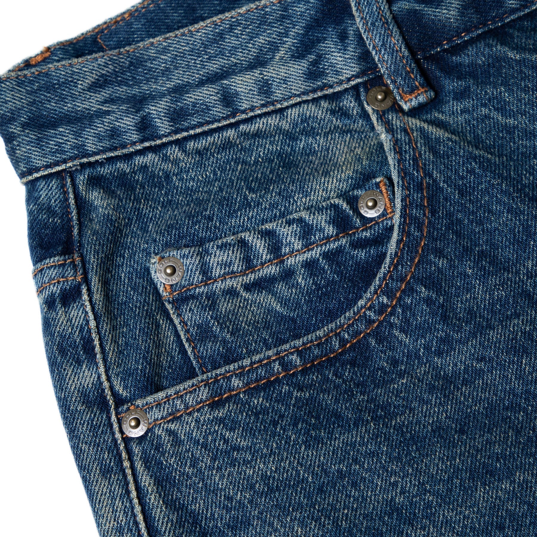 WHISKER DENIM PANT by GOLF WANG