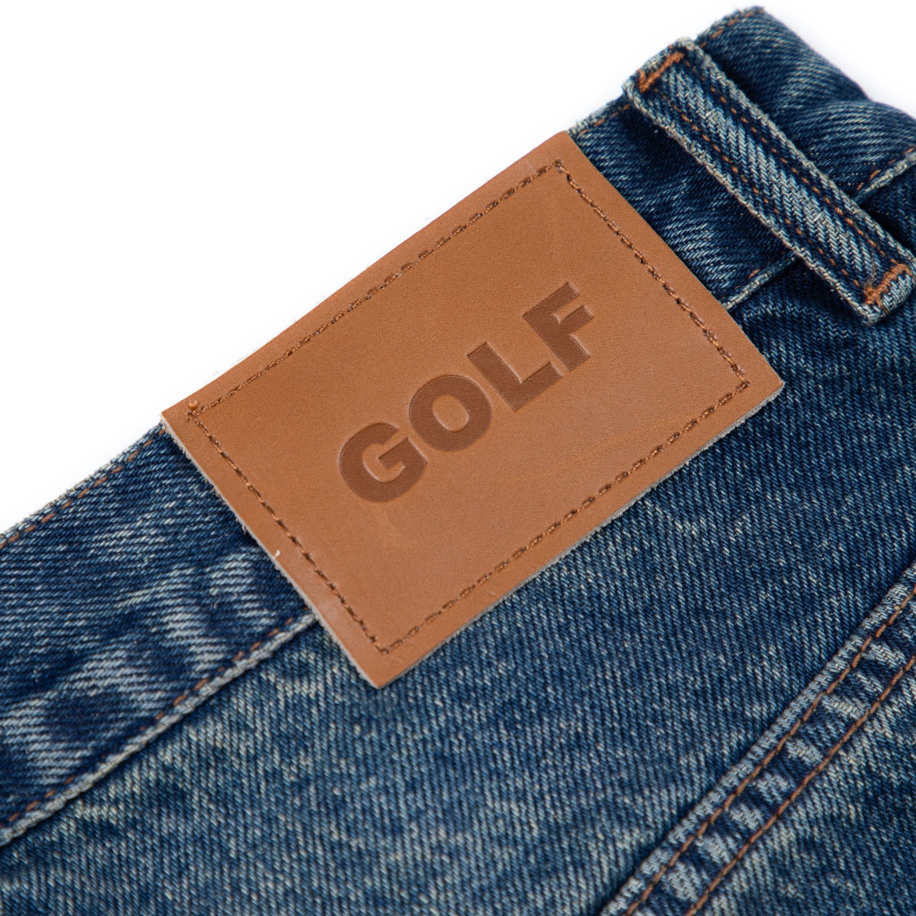 WHISKER DENIM PANT by GOLF WANG
