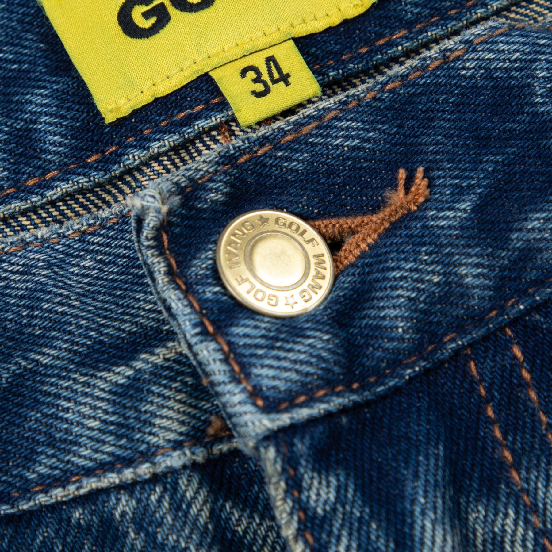 WHISKER DENIM PANT by GOLF WANG