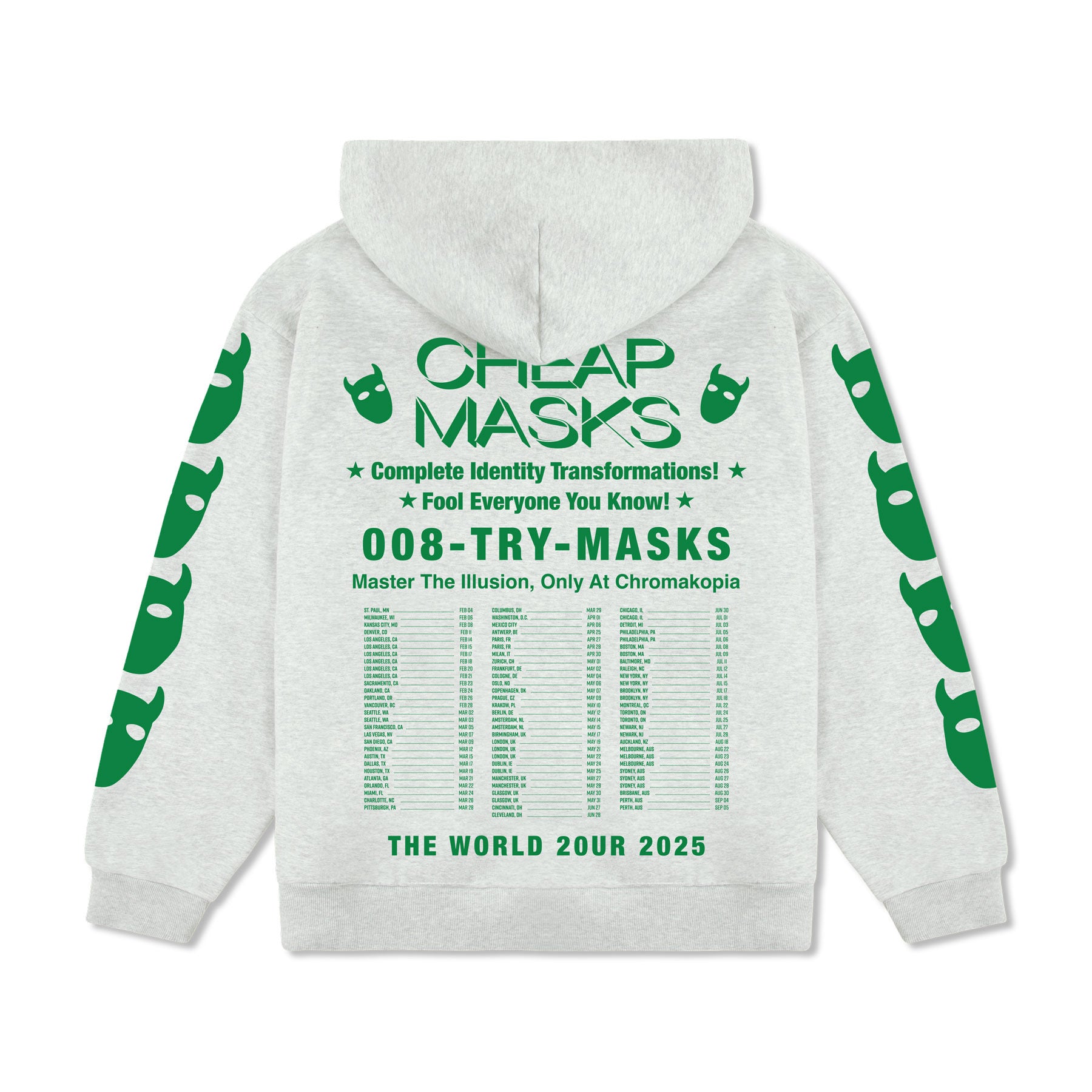 CHROMAKOPIA TOUR MASKS HOODIE by GOLF WANG