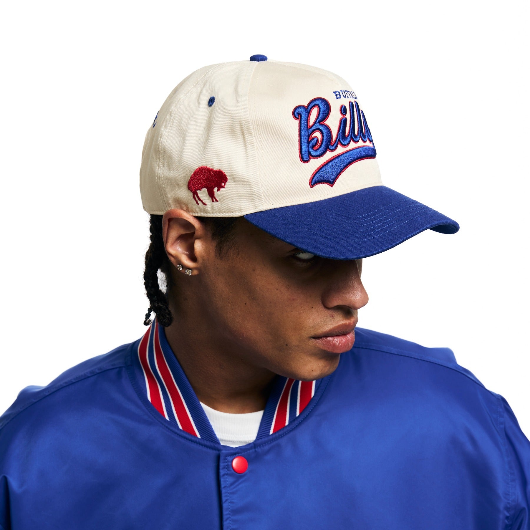 BILLS SCRIPT SNAPBACK by GOLF WANG