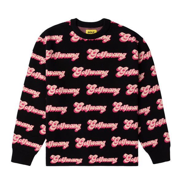 ニット+セーター golf wang SCRIPT SWEATER Golfwang6a1872869f35176a187286