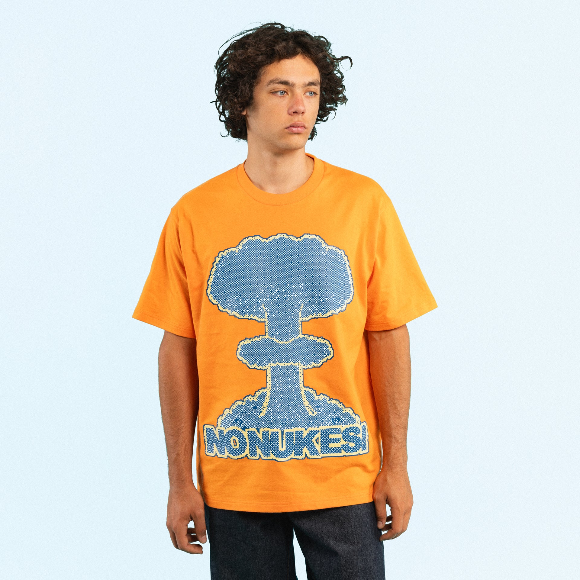 NO NUKES PIXEL TEE by GOLF WANG