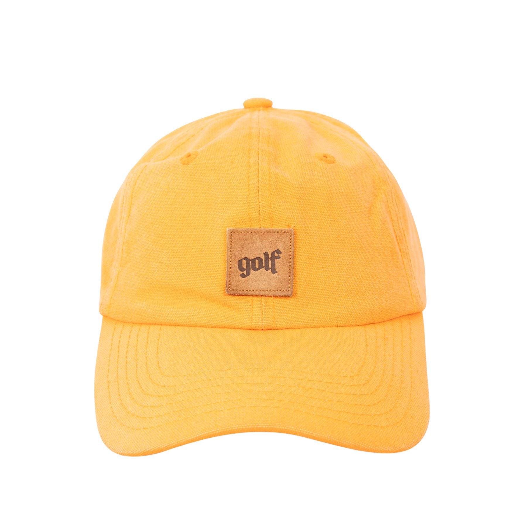 WASHED CANVAS 6 PANEL SNAPBACK by GOLF WANG