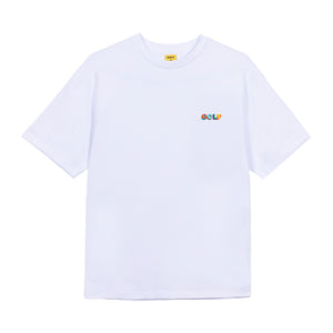 MULTI 3D SMALL LOGO TEE by GOLF WANG | White