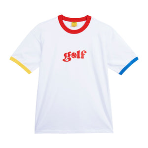 MATCH POINT RINGER TEE by GOLF WANG | White