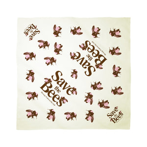 SAVE THE BEES BANDANA by GOLF WANG | Cream