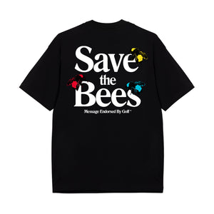 SAVE THE BEES TEE by GOLF WANG | Black | Thumbnail